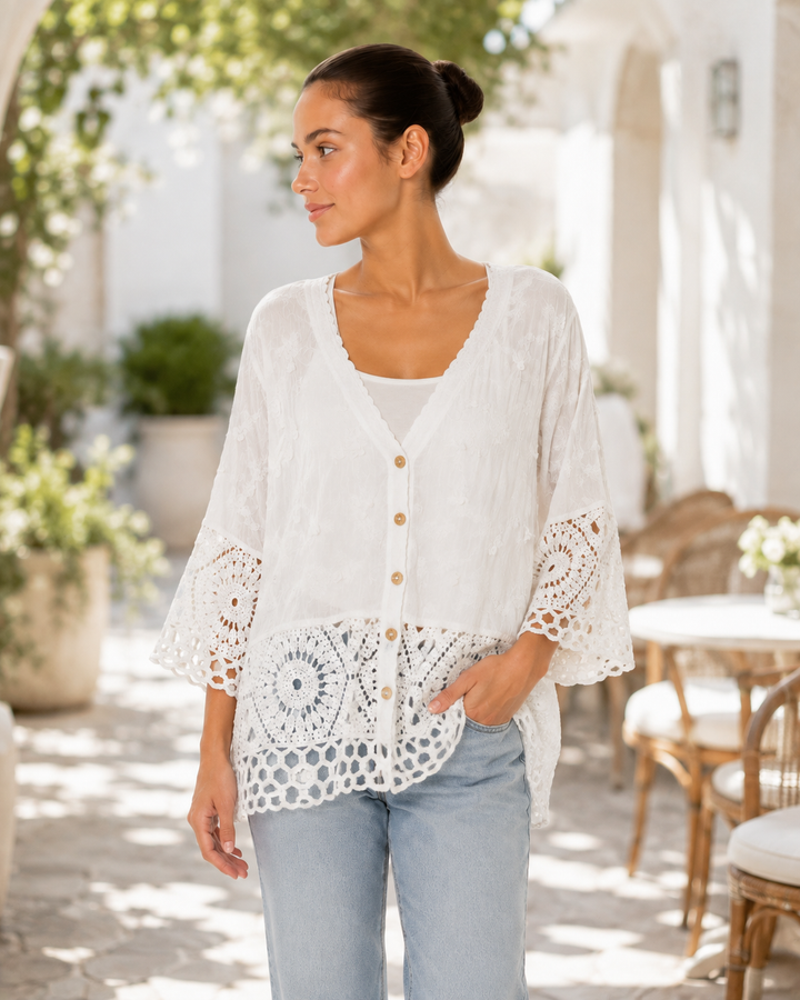 Iba Crochet detailed Cardigan