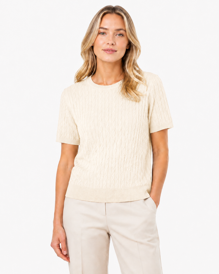 Marine Cable knit Top