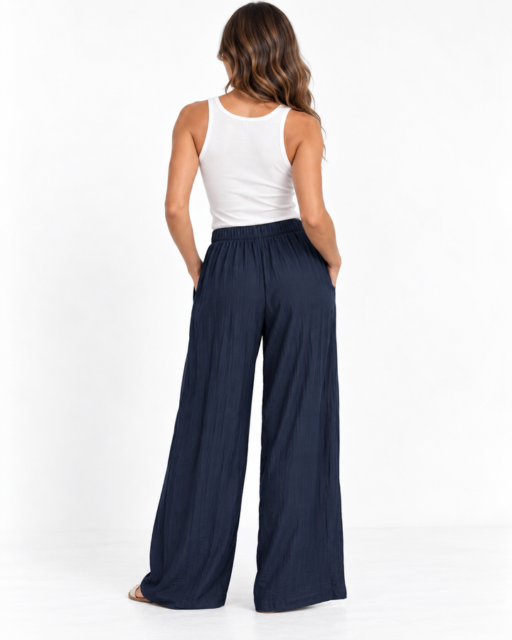 Arya Wide Legs Creased Pants