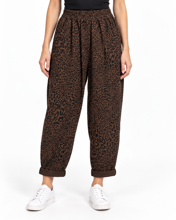 Micaela Leopard Ballons Pants