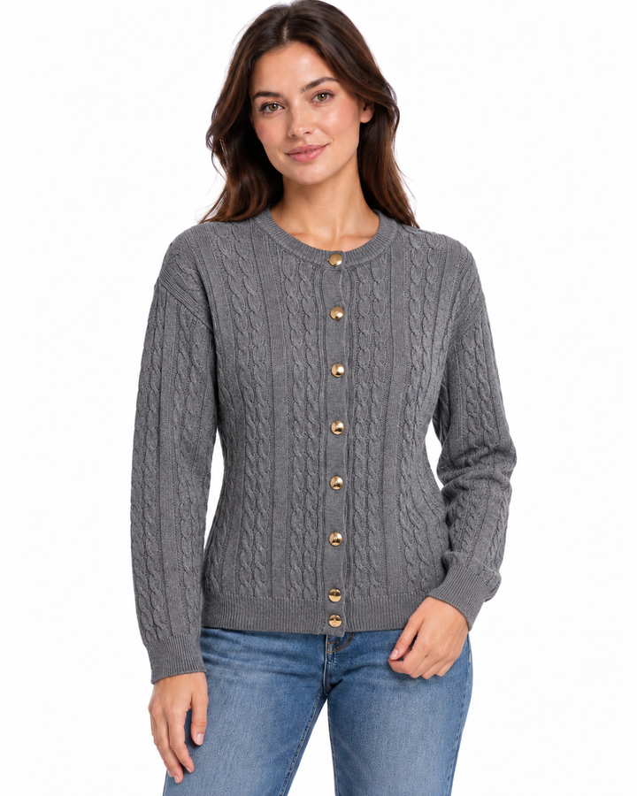 Vlada Cable Knit Cardigan