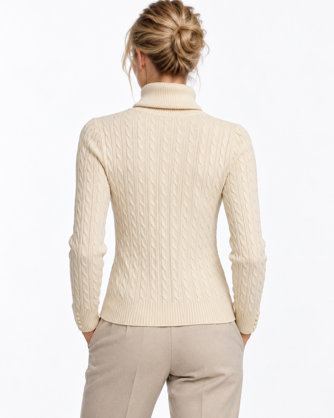 Tory Cable Knit Turtleneck