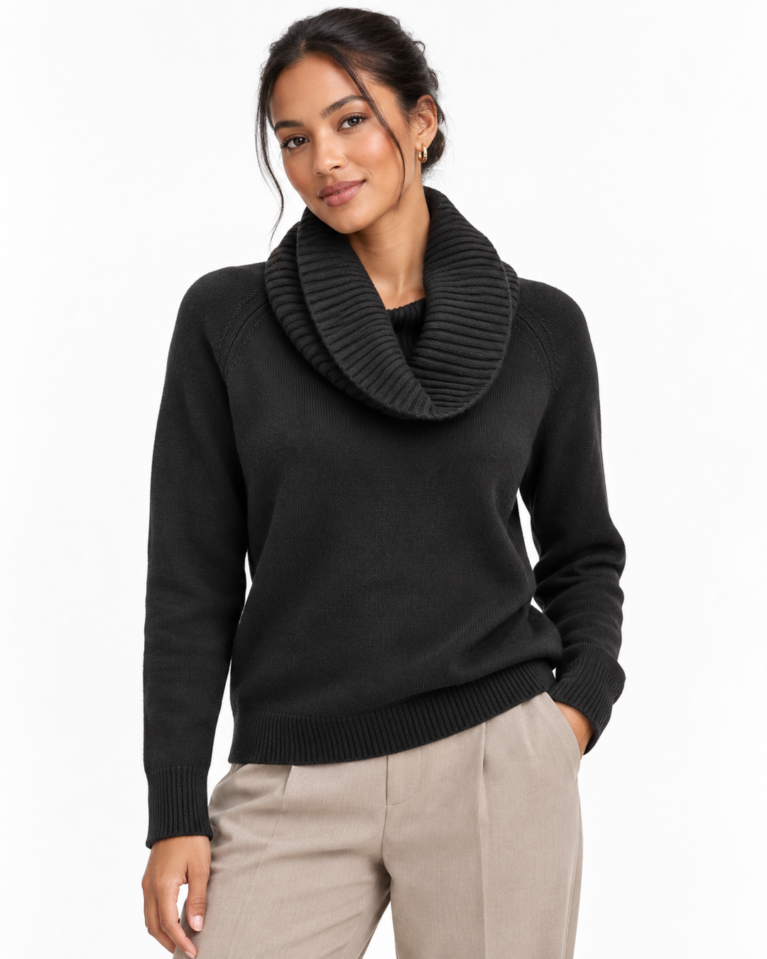 Paulina cowl Neck Sweater