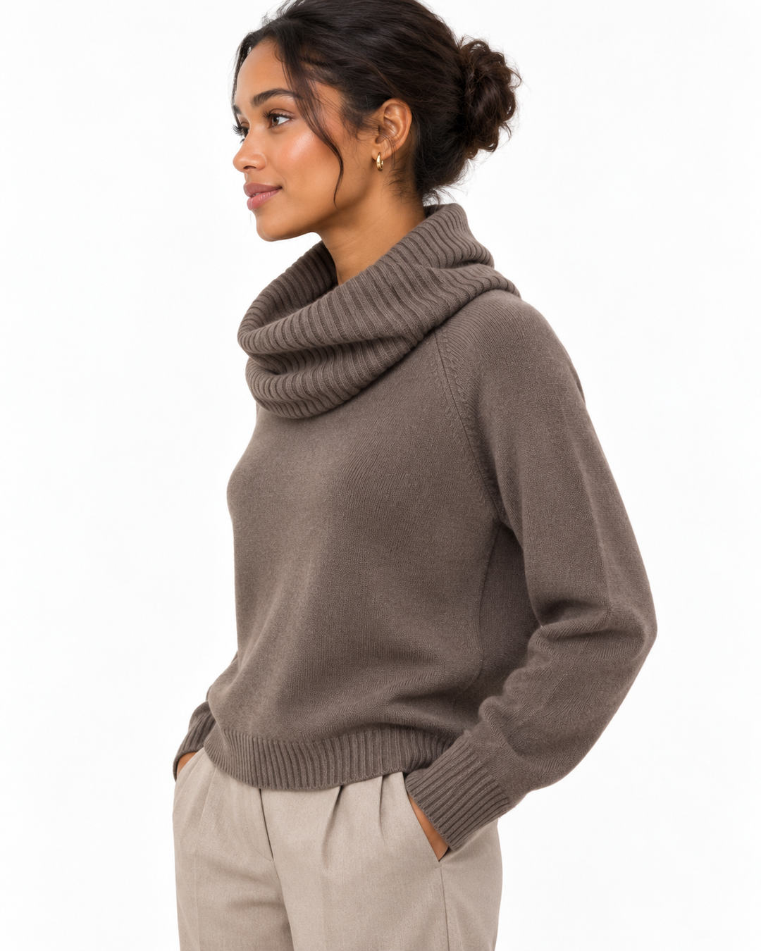 Paulina cowl Neck Sweater