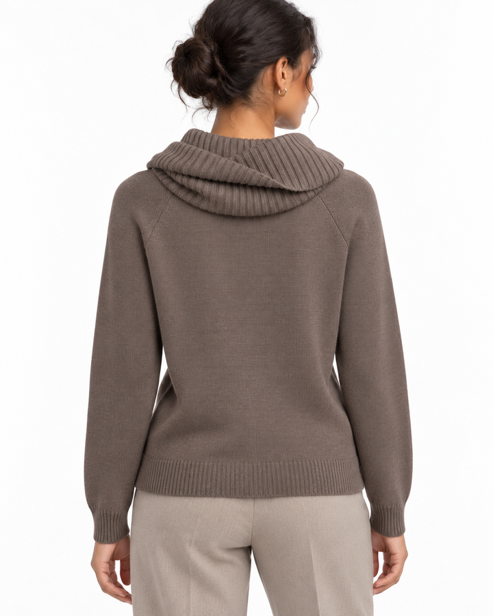 Paulina cowl Neck Sweater