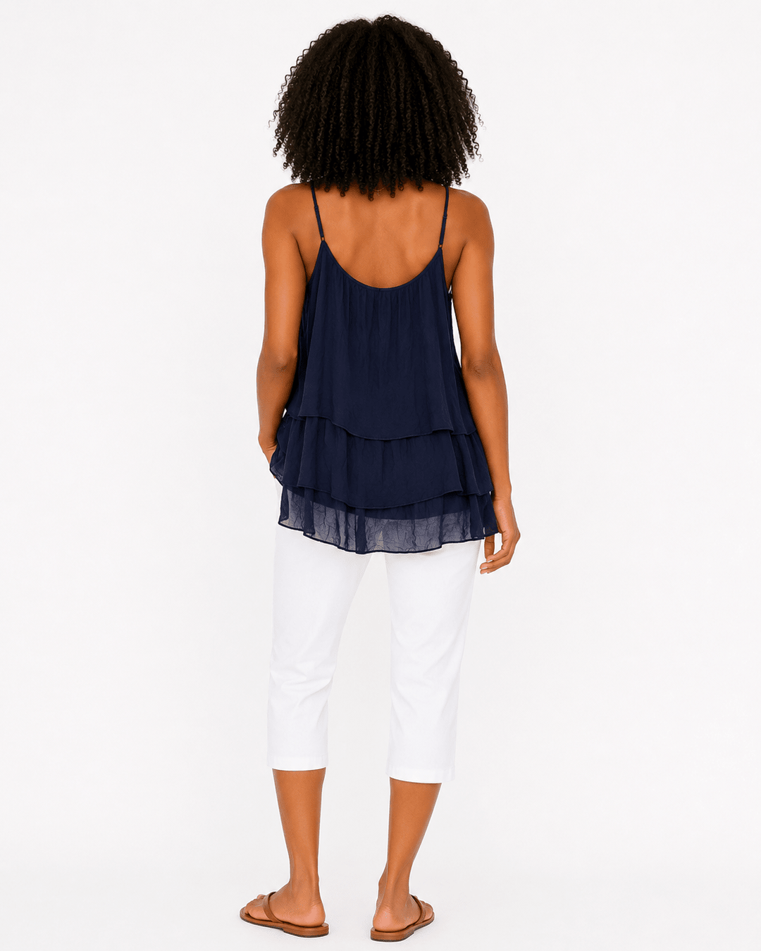 Abbas Silk Layered top - Must Boutique