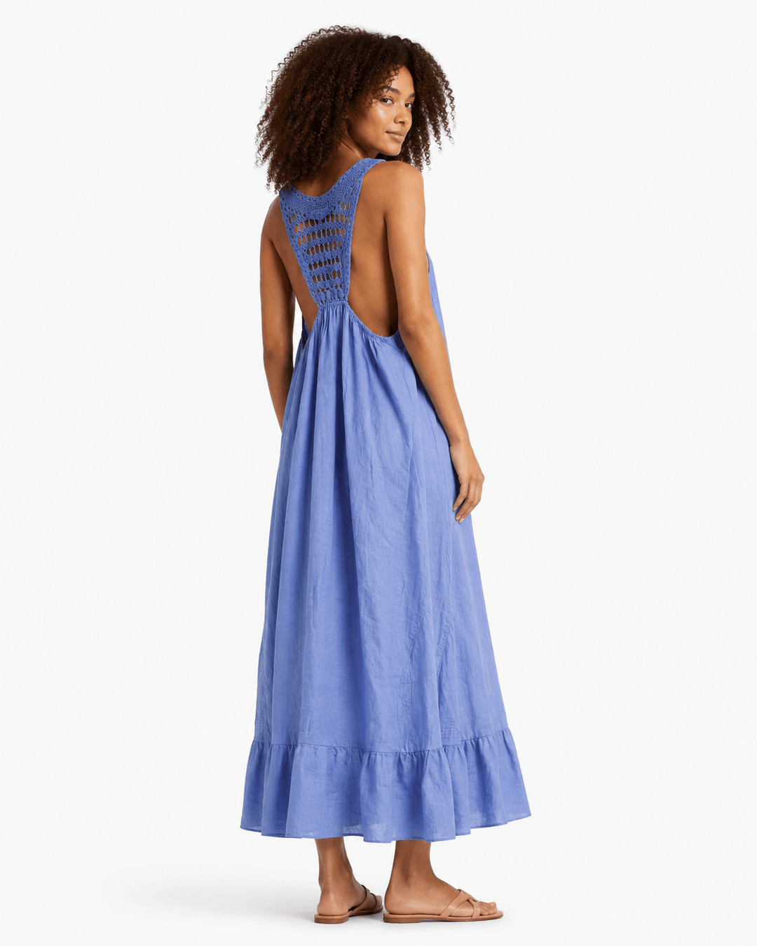 Adele linen Maxi Dress - Must Boutique