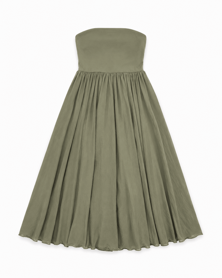 Adrina Maxi Skirt with elastic Waistband - Must Boutique