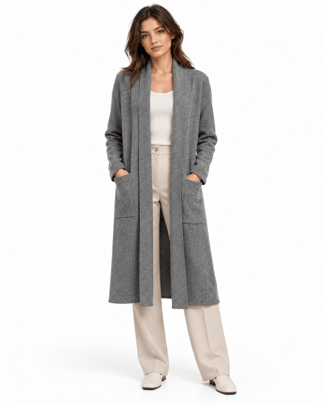 Alfie Open-Front Knit Cardigan - Must Boutique
