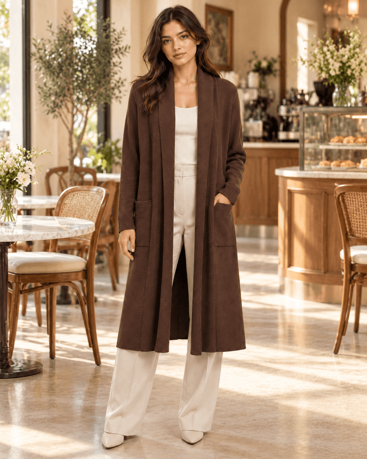 Alfie Open-Front Knit Cardigan - Must Boutique