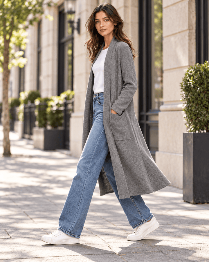 Alfie Open-Front Knit Cardigan - Must Boutique