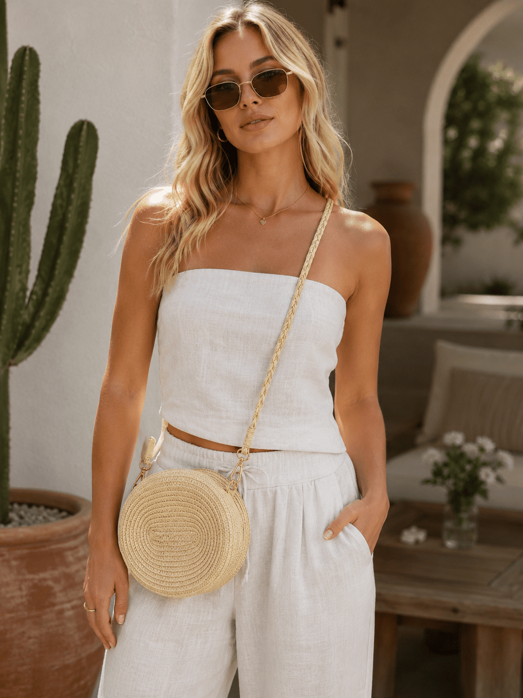 Alice Straw Crossbody Bag - Must Boutique