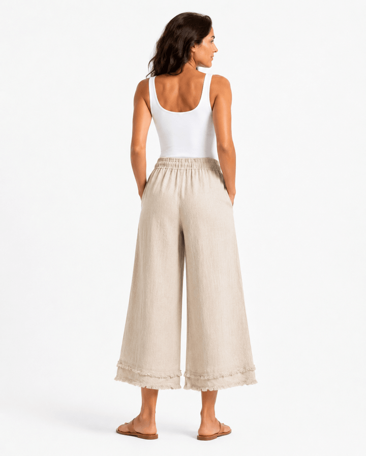 Amina Wide Legs Pants - Must Boutique