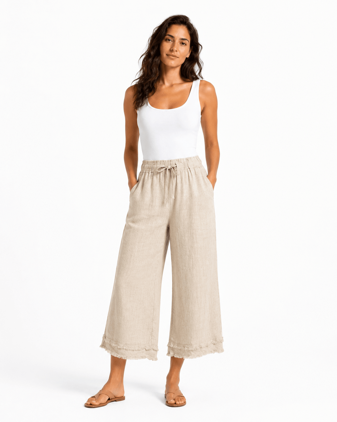 Amina Wide Legs Pants - Must Boutique