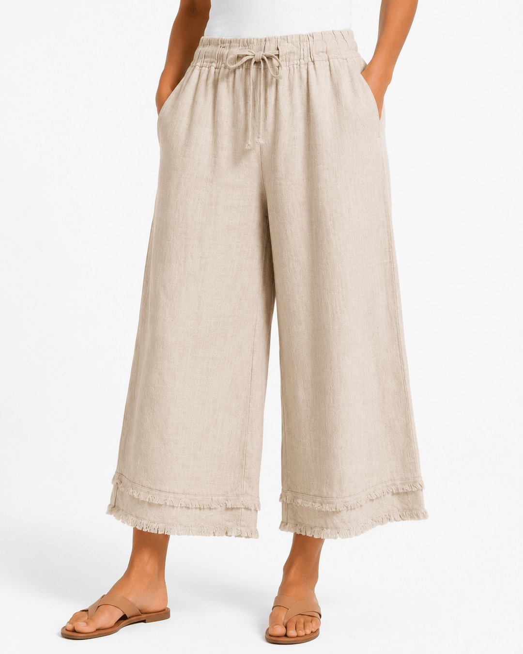Amina Wide Legs Pants - Must Boutique