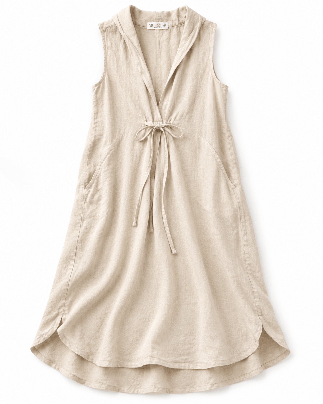 Antonia Midi Linen Dress - Must Boutique