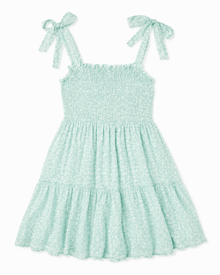 Ava Floral Tie-Strap Mini Dress - Must Boutique
