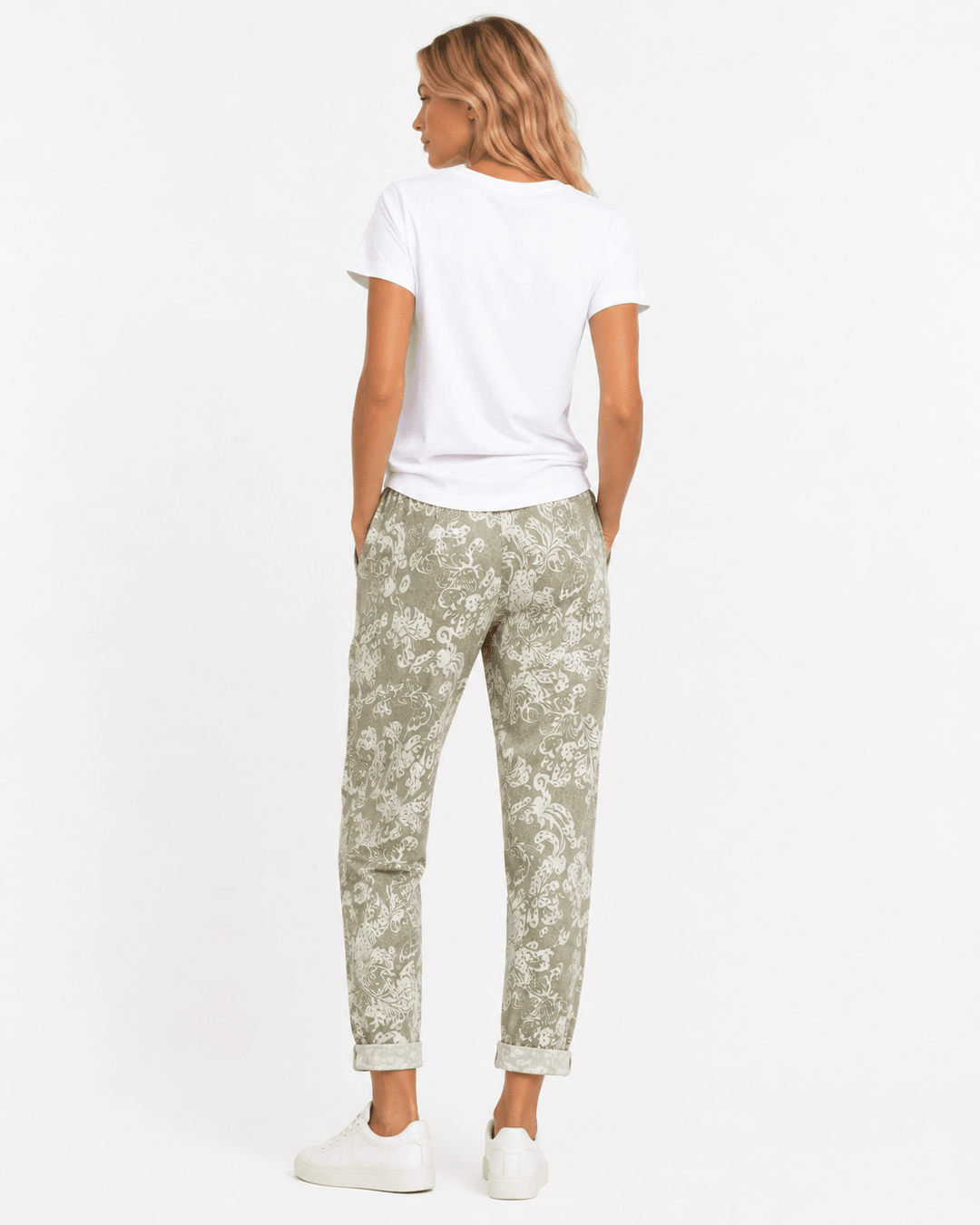 Azalea Paisley Drawstring Chino Pants - Must Boutique