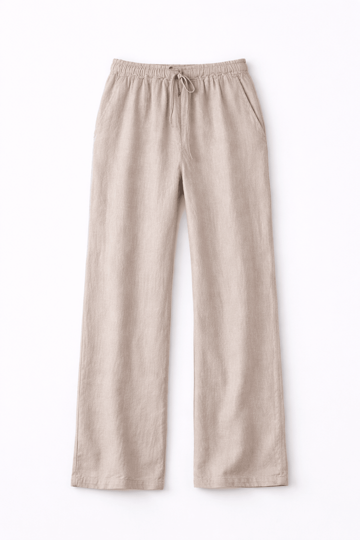 Becca Linen Straight legs Pants - Must Boutique