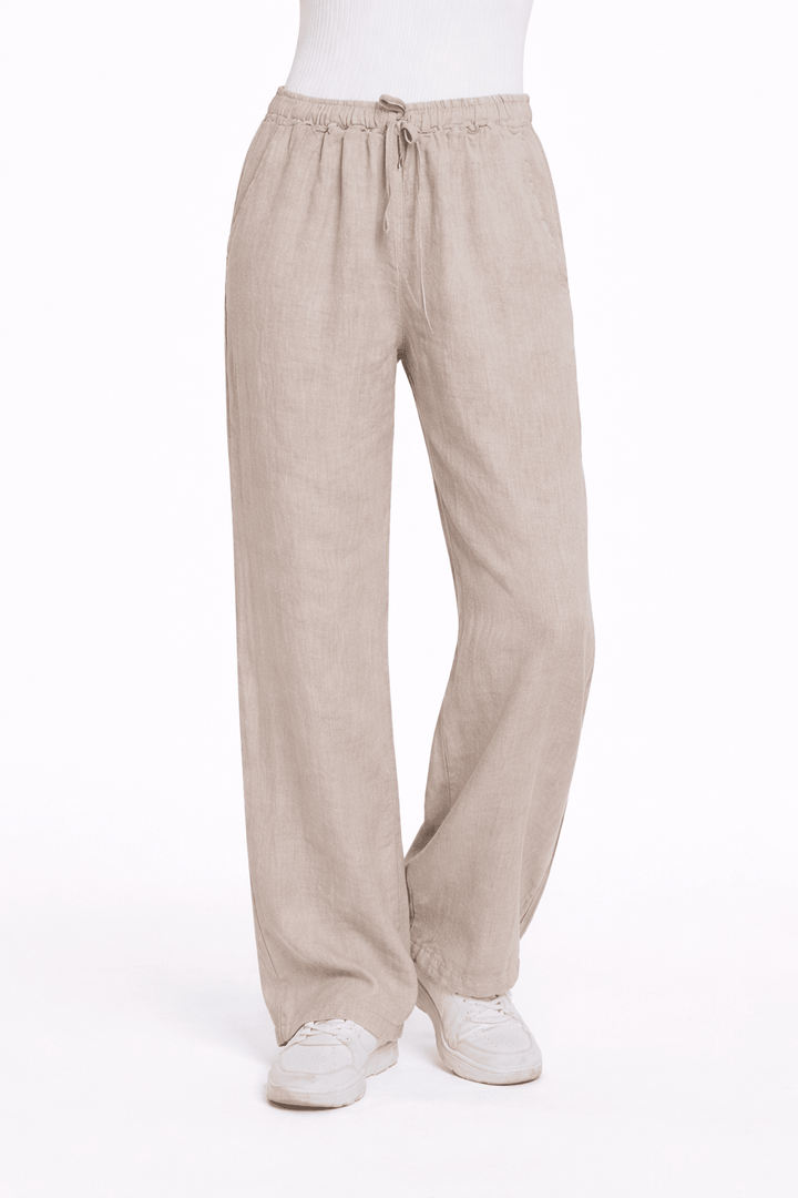 Becca Linen Straight legs Pants - Must Boutique