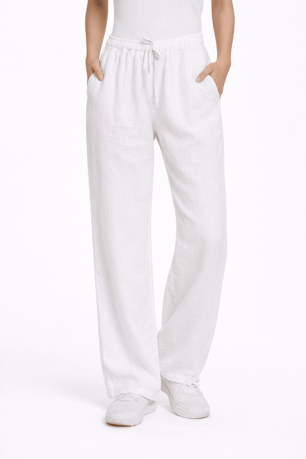 Becca Linen Straight legs Pants - Must Boutique