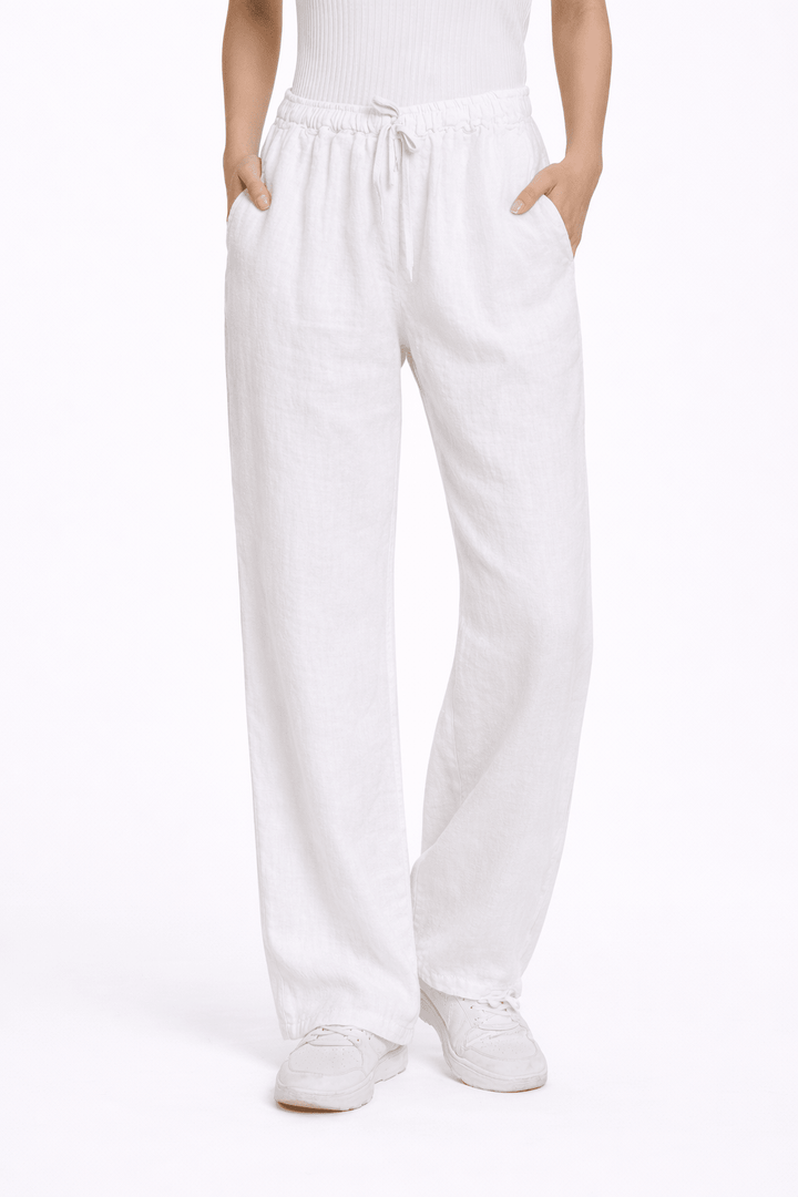 Becca Linen Straight legs Pants - Must Boutique