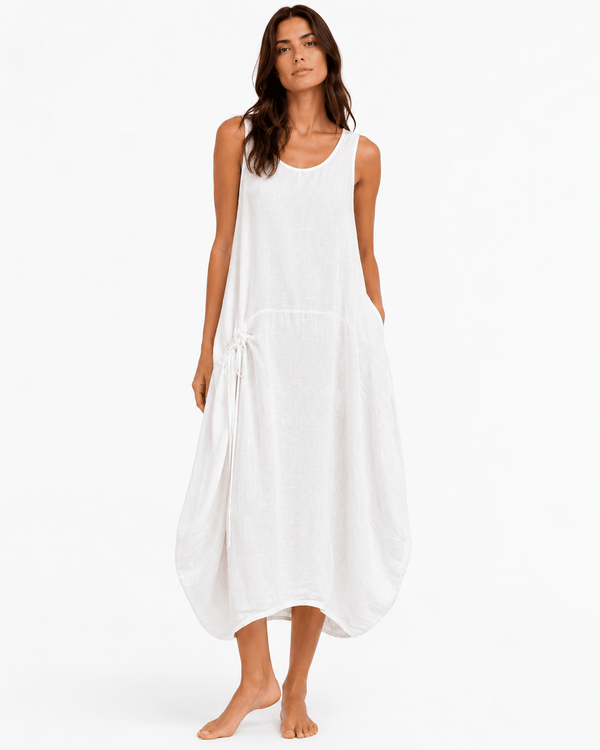 Bocca Linen Balloon dress - Must Boutique