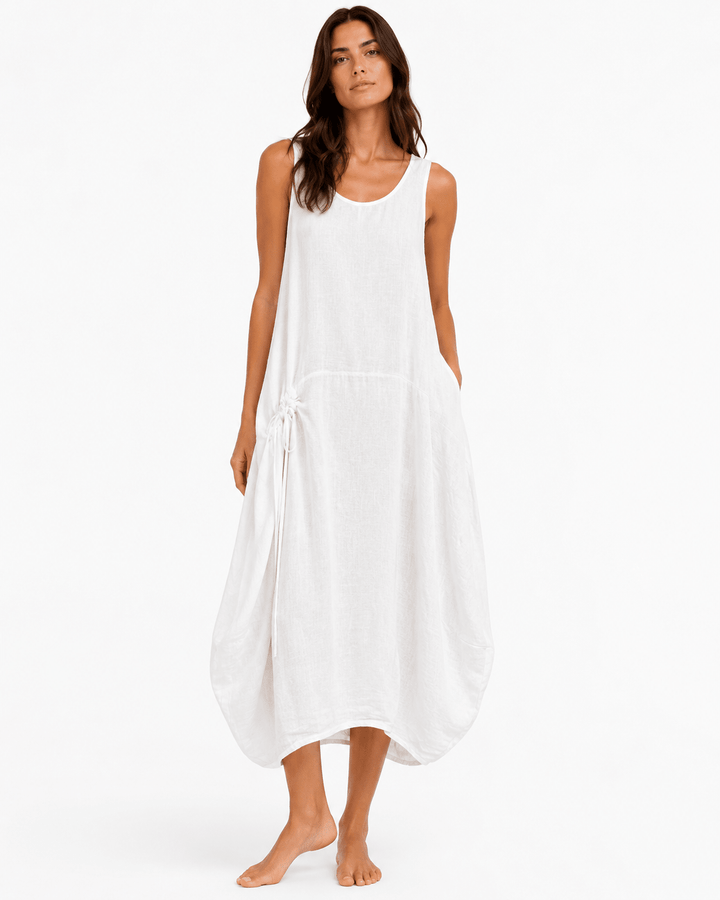 Bocca Linen Balloon dress - Must Boutique