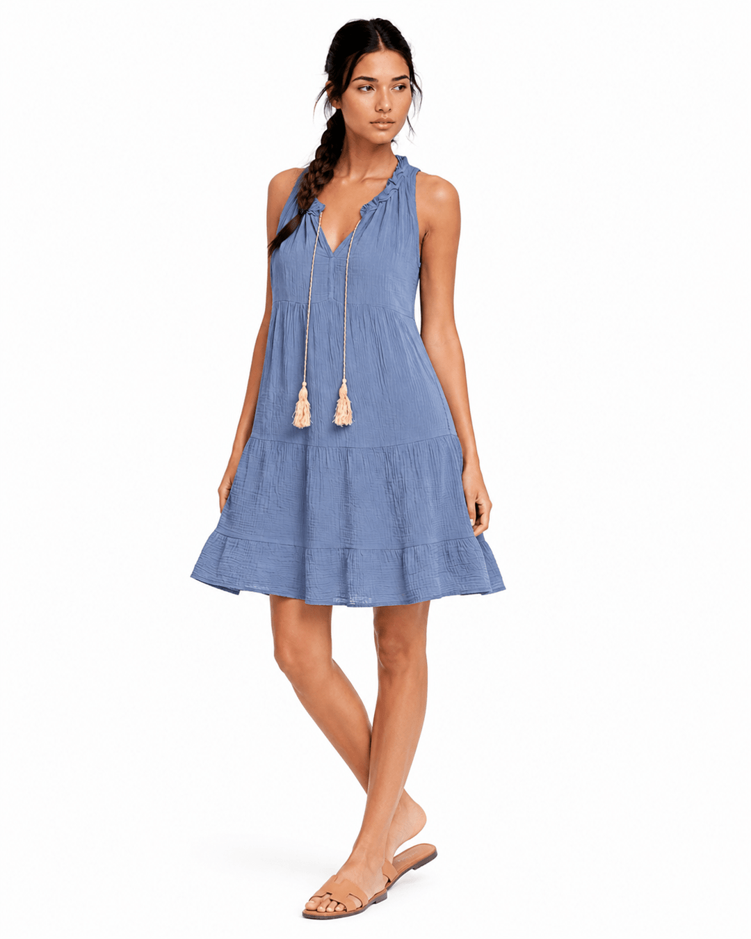 Bohemian Tassel Tier Dress - Must Boutique