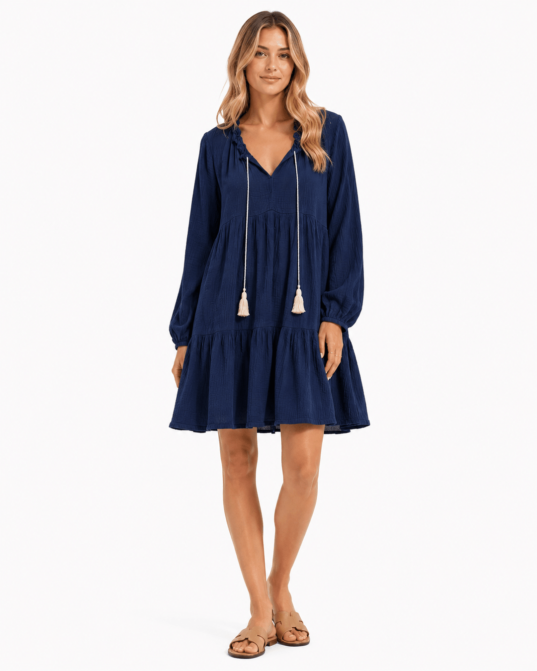 Bohemian Tassel Tier Dress - Must Boutique