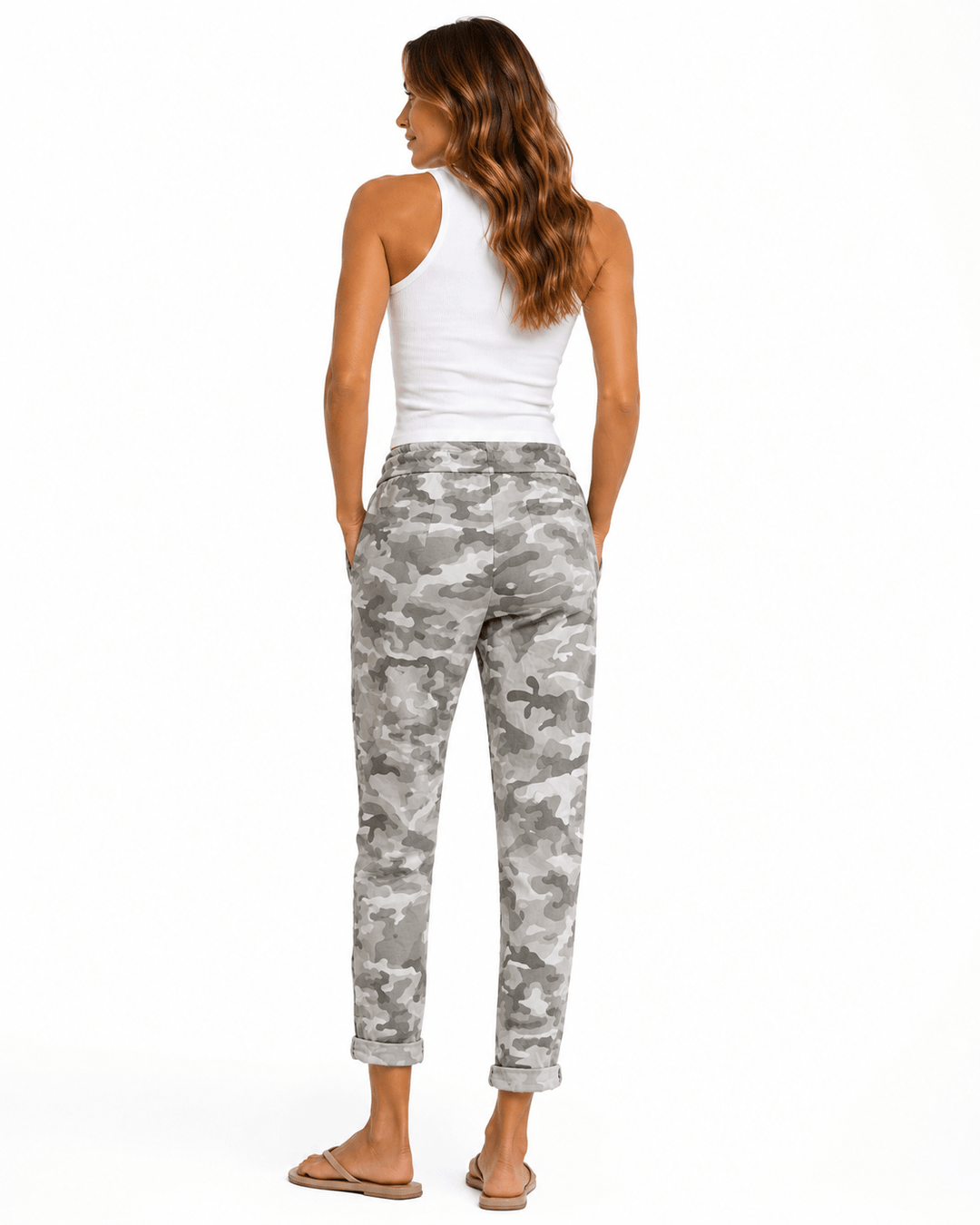 Camo Stretch Jogger Pants - Must Boutique
