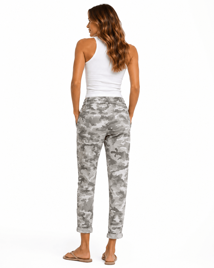 Camo Stretch Jogger Pants - Must Boutique