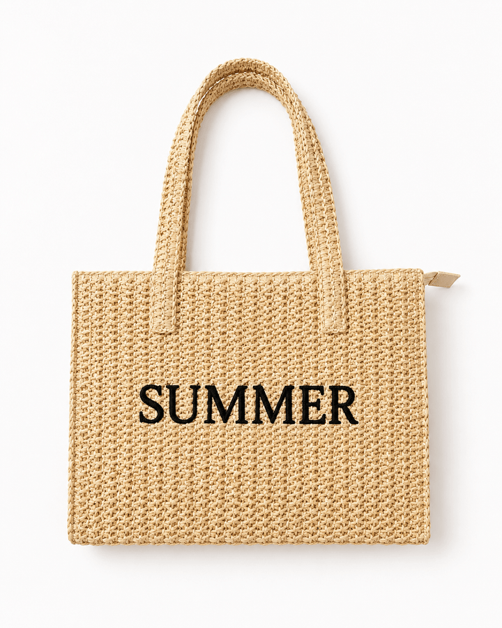 Candace Large Straw Bag - Must Boutique