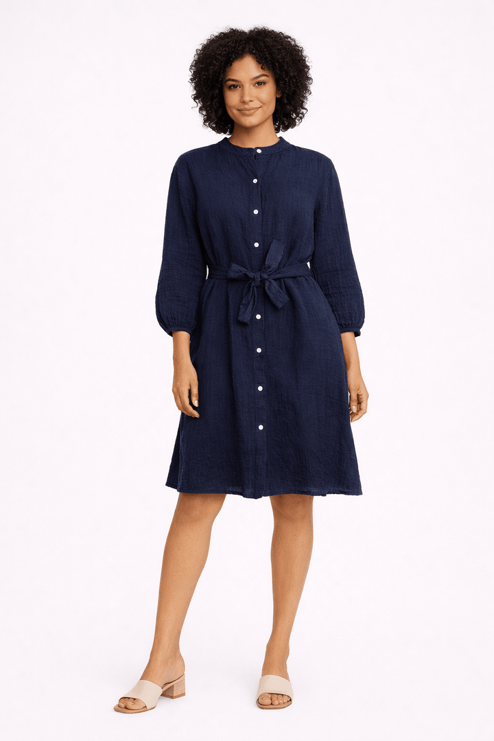 Catina Midi gauze dress - Must Boutique