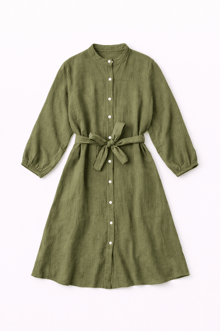 Catina Midi gauze dress - Must Boutique