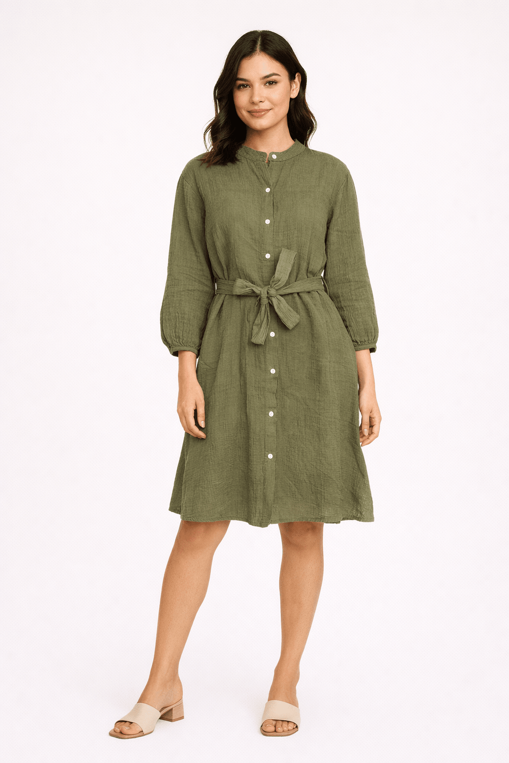 Catina Midi gauze dress - Must Boutique