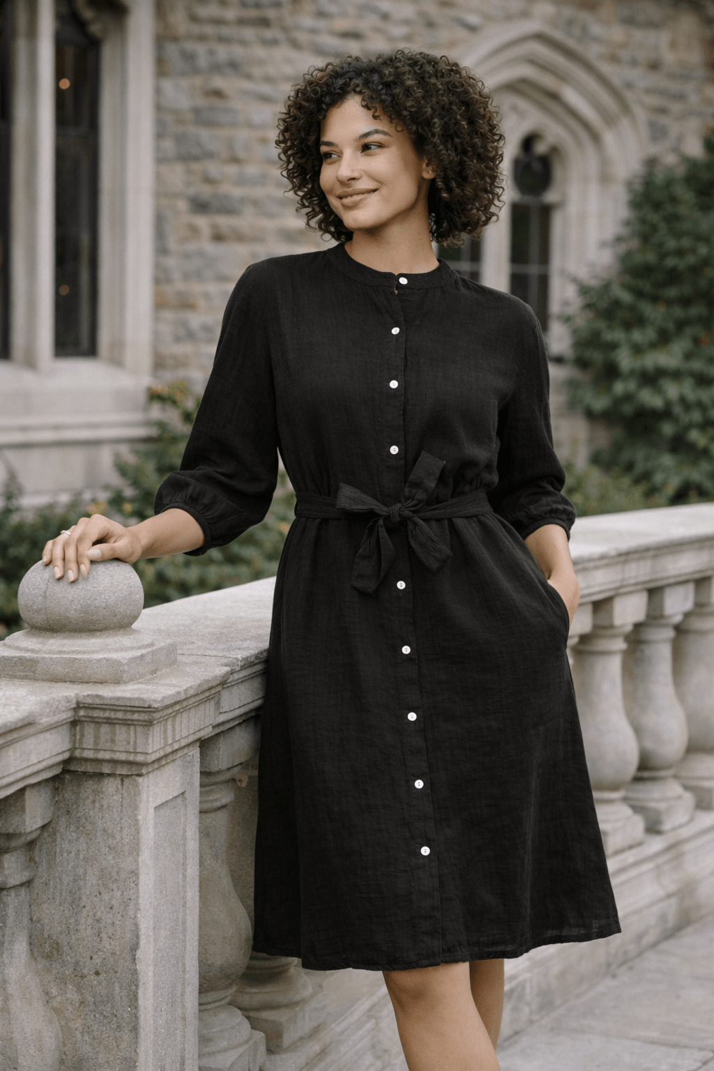 Catina Midi gauze dress - Must Boutique