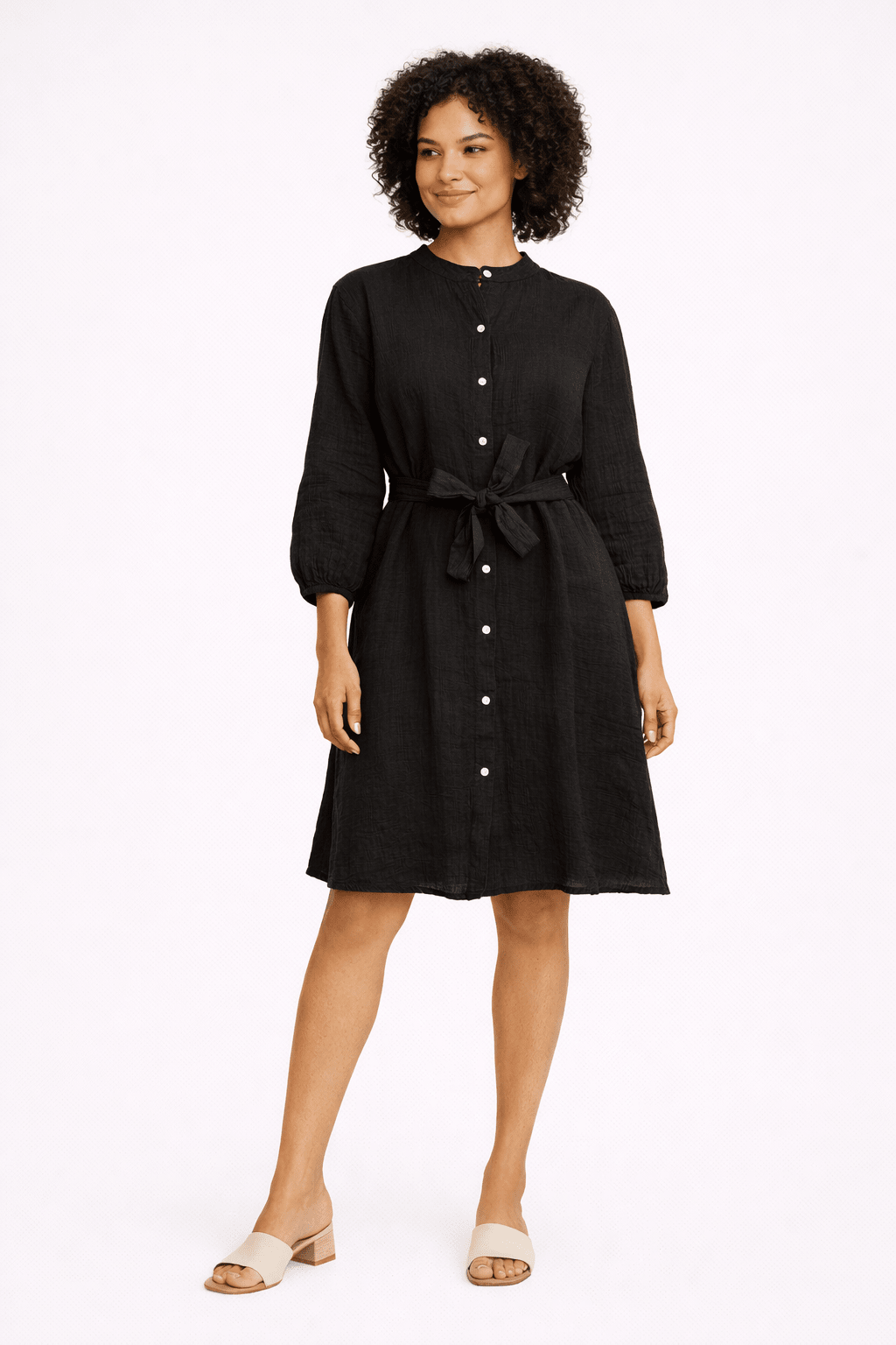 Catina Midi gauze dress - Must Boutique
