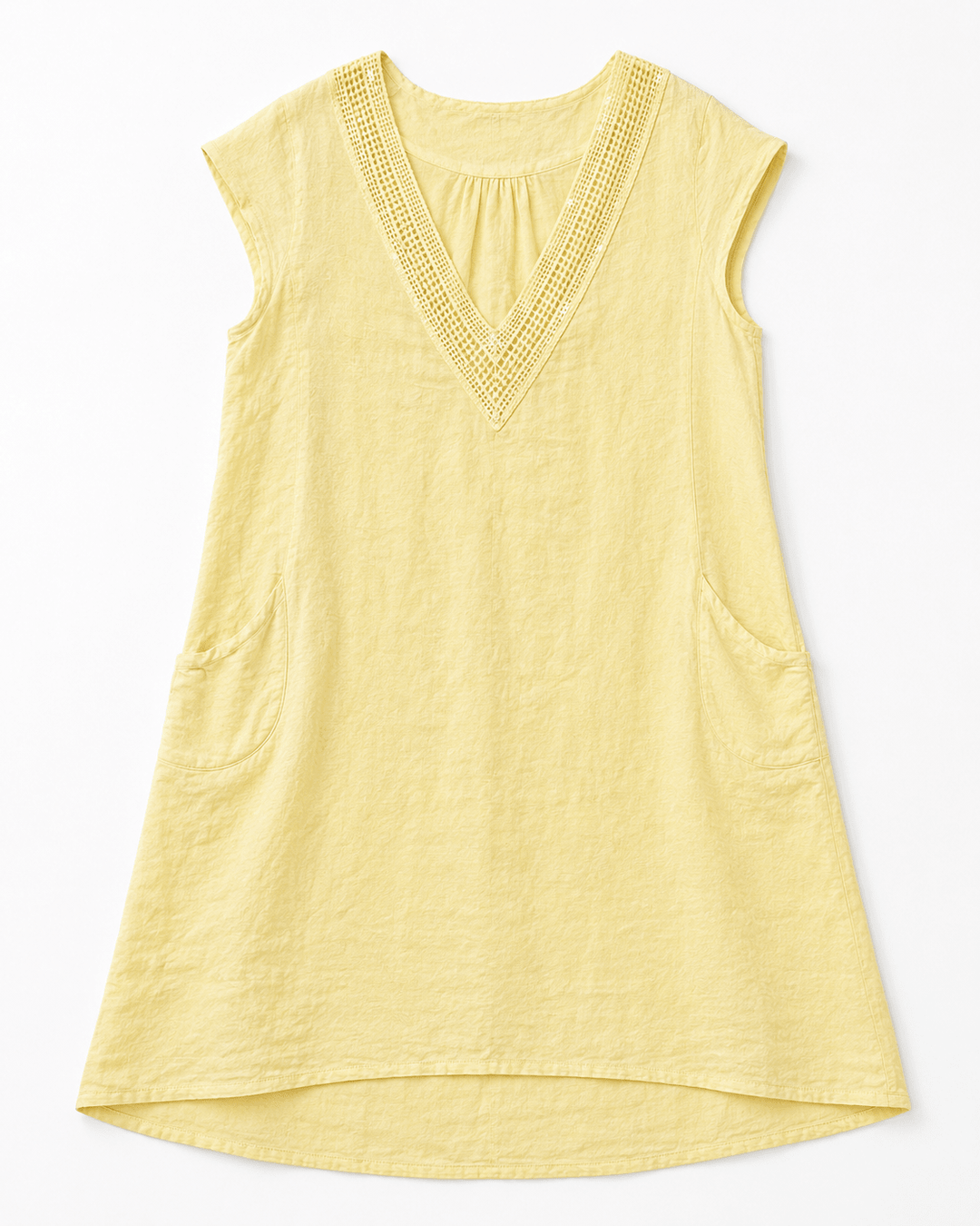Celeste Embroidered Linen Dress - Must Boutique