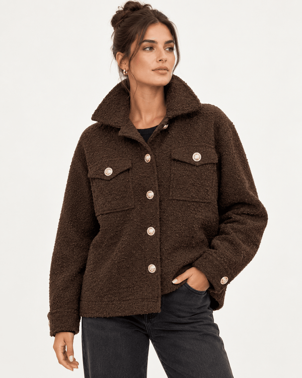 Charlotte Sherpa Jacket - Must Boutique