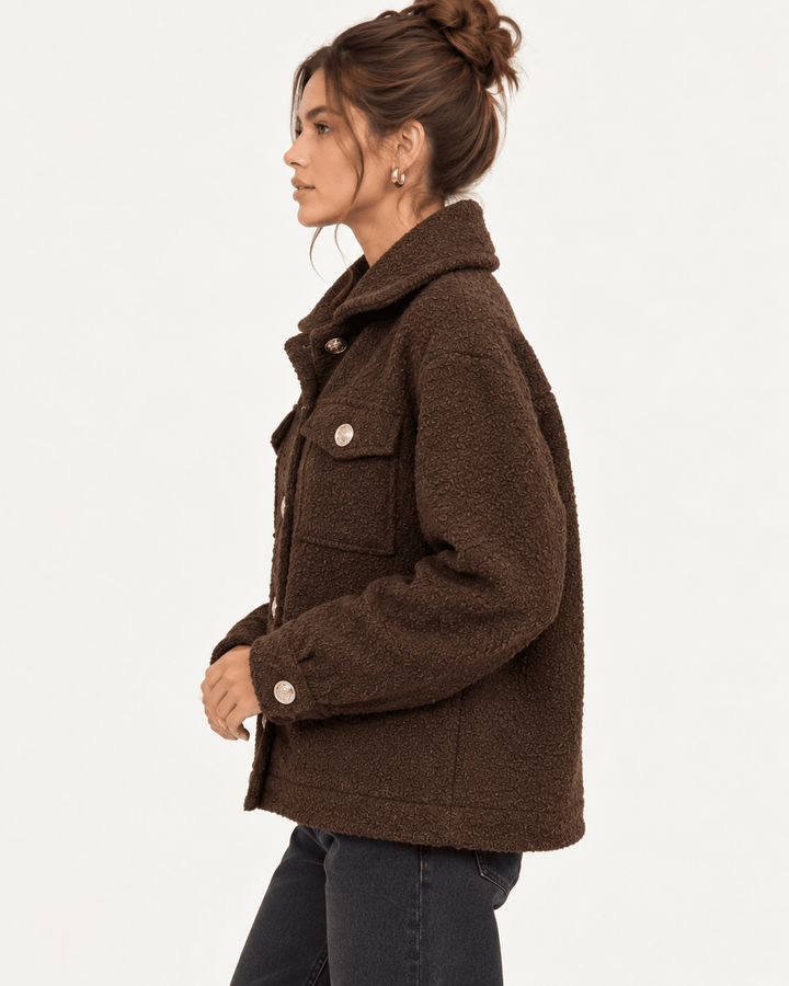 Charlotte Sherpa Jacket - Must Boutique