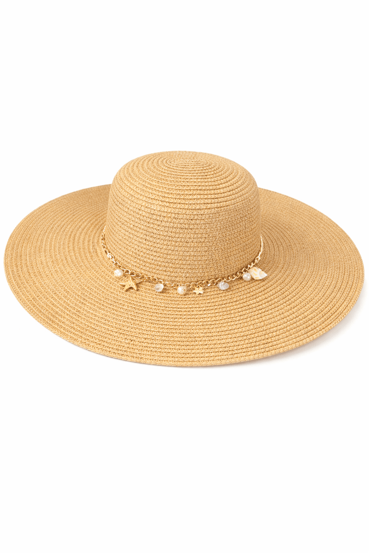 Coastal Charm Sun Hat - Must Boutique