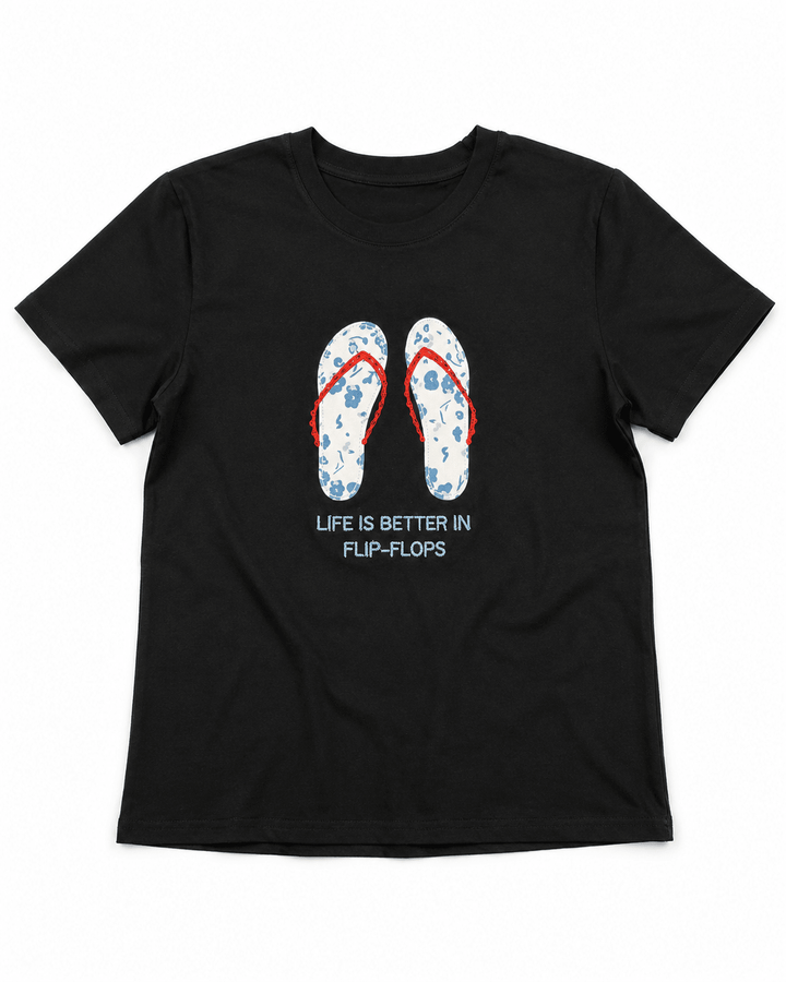 Coastal Flip Flop Graphic Tee - Must Boutique