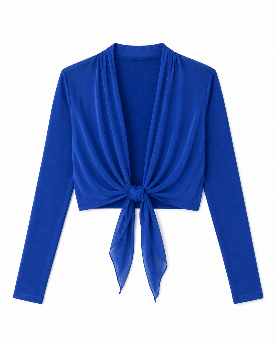 Cruz Tie-knot Silk Bolero - Must Boutique