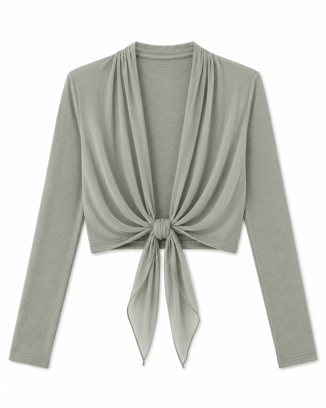 Cruz Tie-knot Silk Bolero - Must Boutique