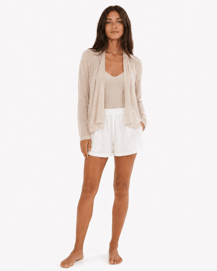 Cruz Tie-knot Silk Bolero - Must Boutique