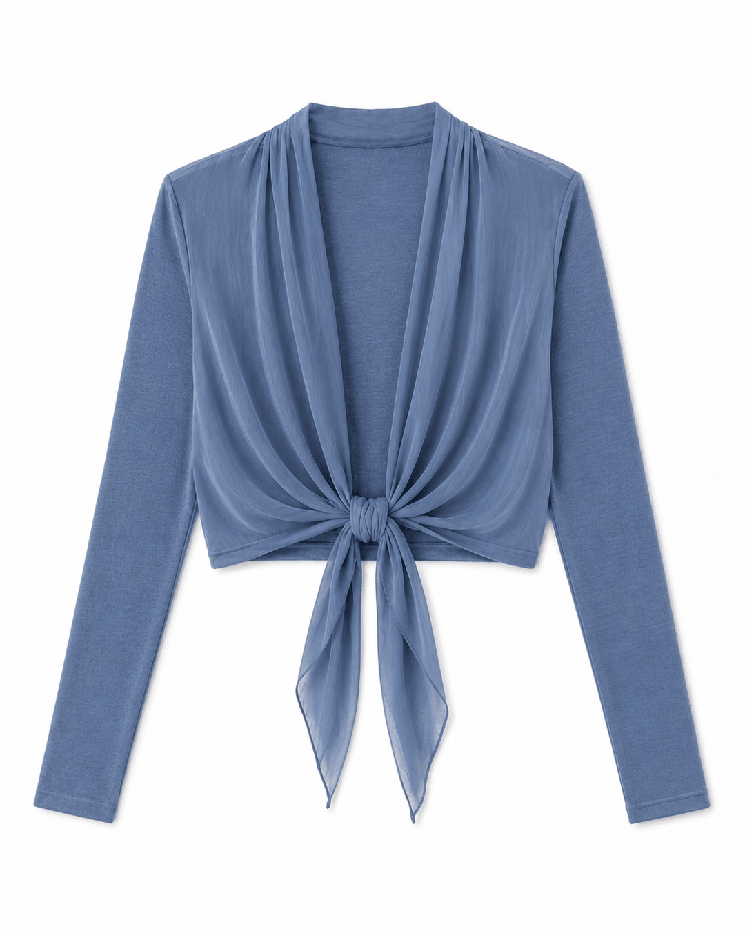 Cruz Tie-knot Silk Bolero - Must Boutique
