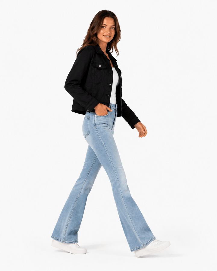 Donna Frayed Denim Jacket - Must Boutique