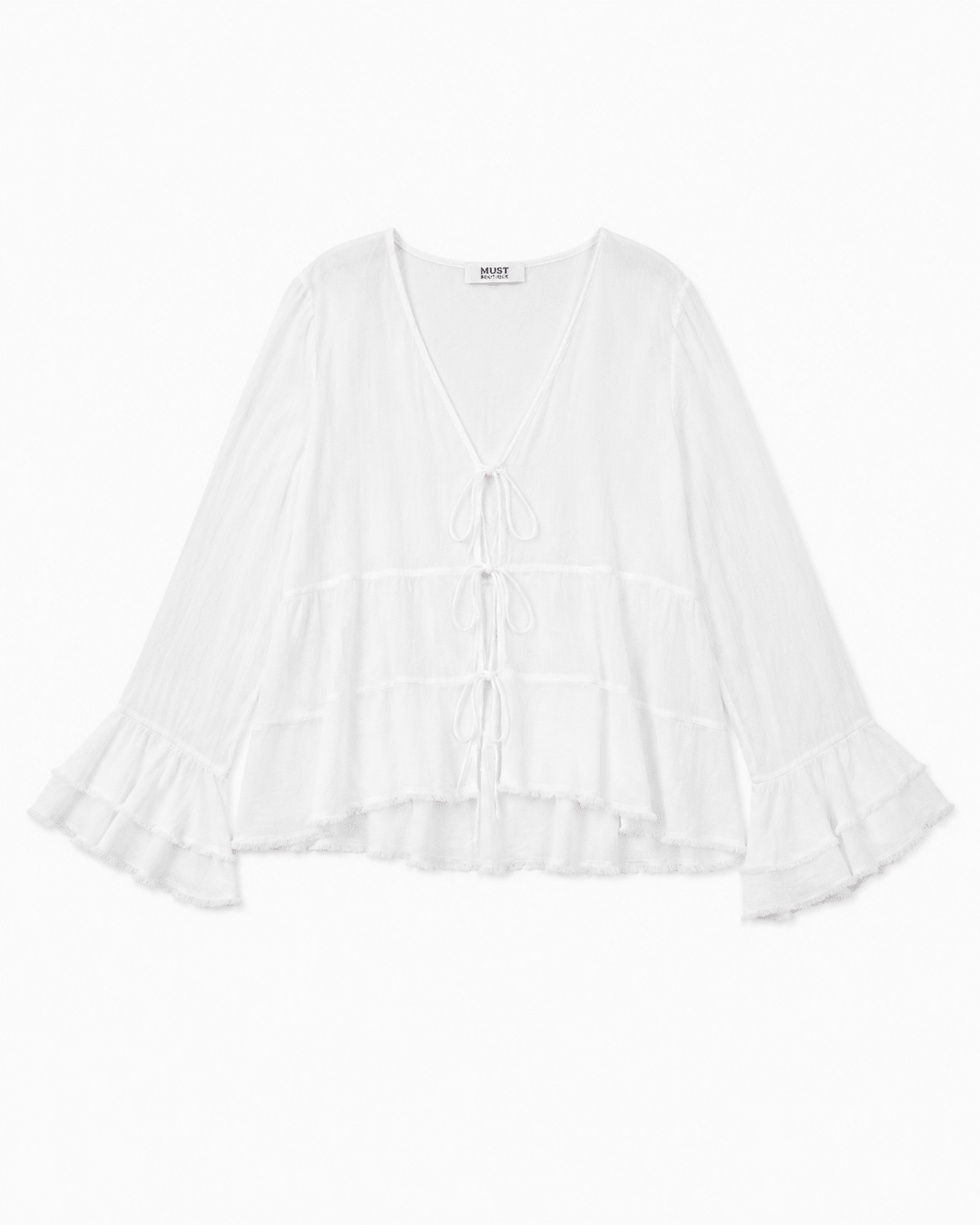 Elise Light Cotton Blouse - Must Boutique