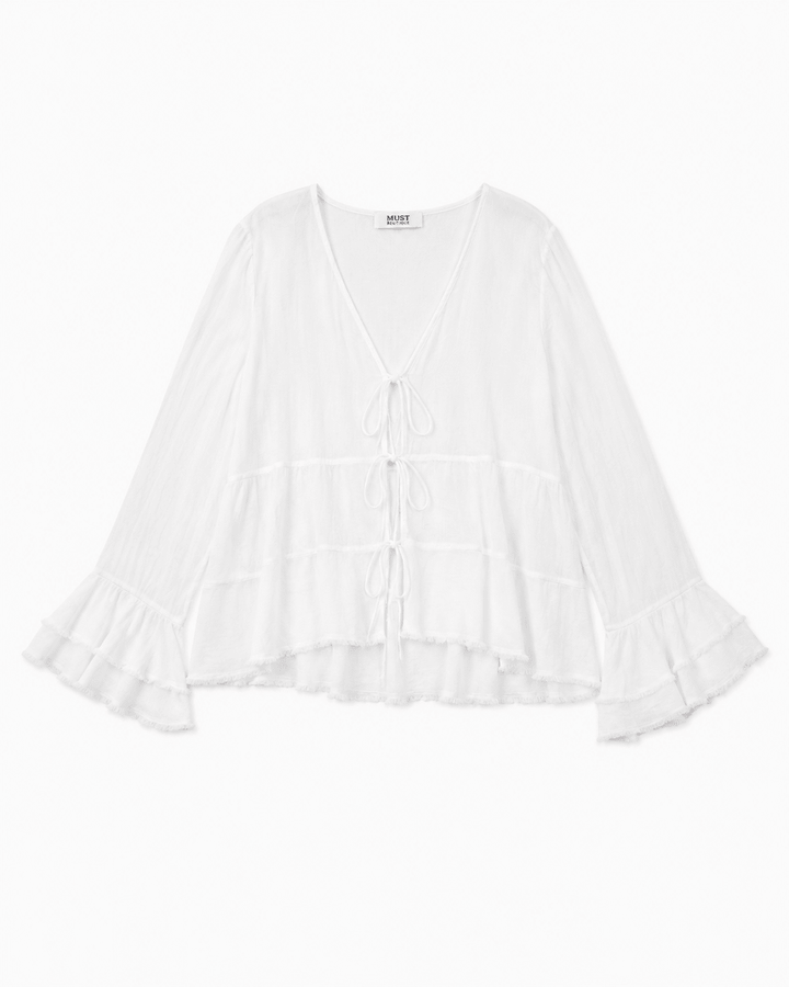 Elise Light Cotton Blouse - Must Boutique